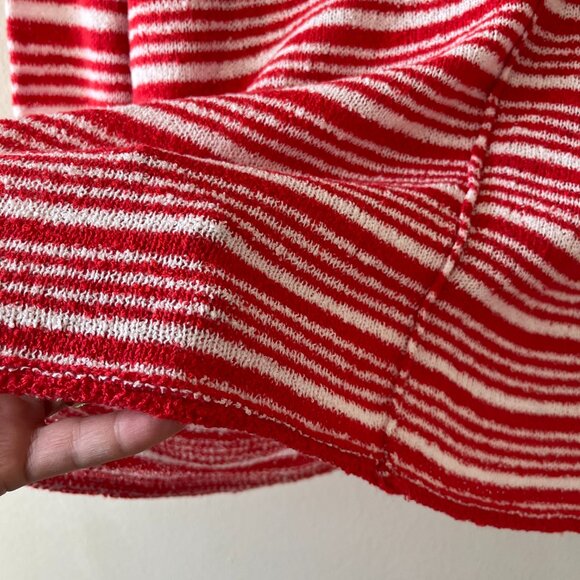 Free People Sz S Oversized‎ Pulover Open Stretch Open Knit Textured Sweater Top - Picture 5 of 5